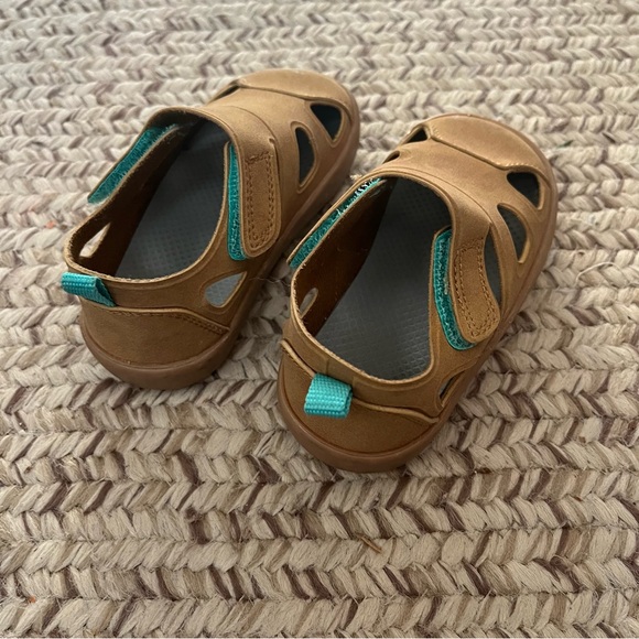 Ten little sandals shoes tan brown size 6 toddler/baby - Picture 2 of 7